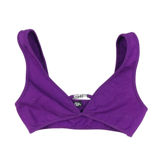 I AM GIA Purple Lucid Crop Top Euphoria